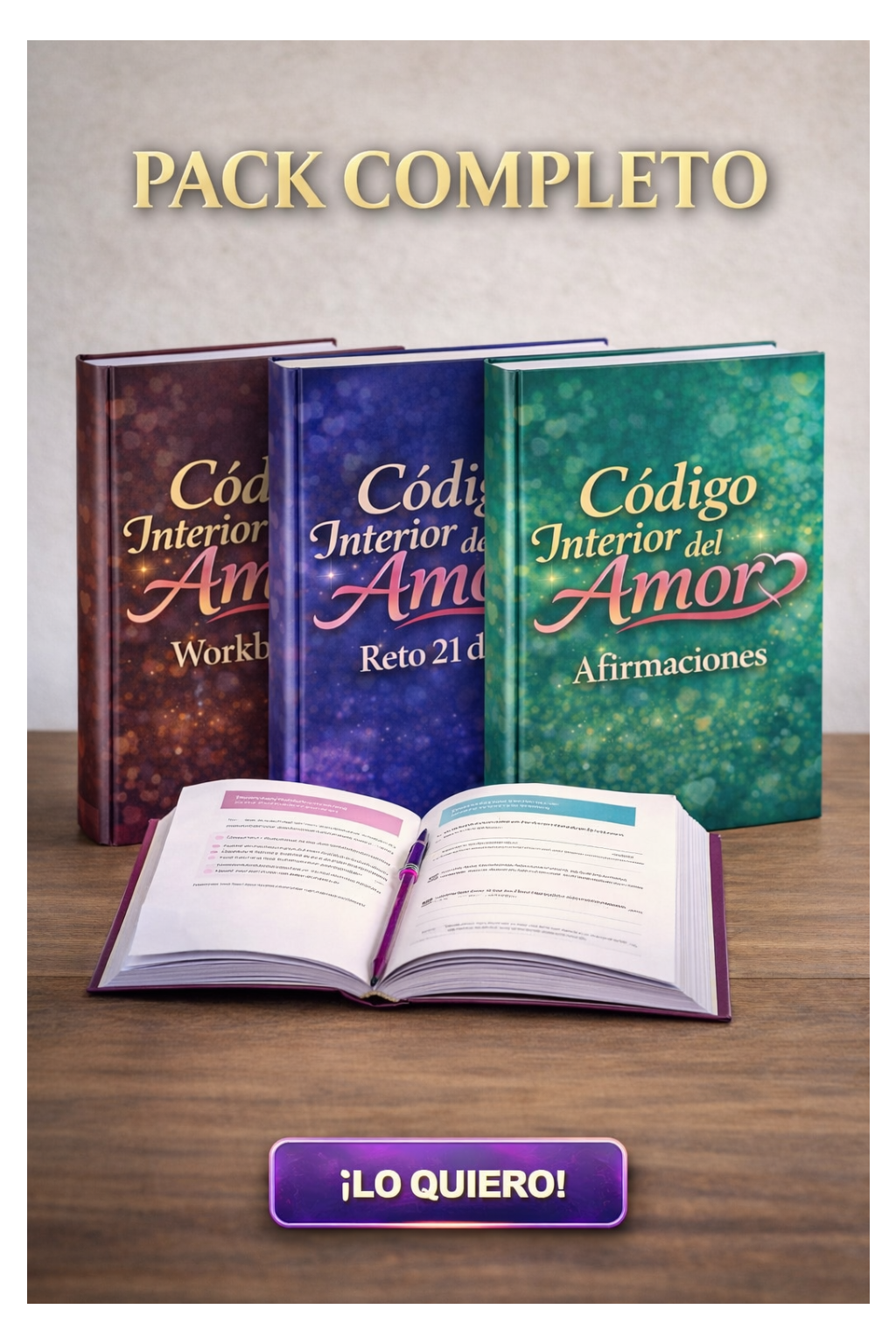 Un sistema completo de reprogramación afectiva para dejar de repetir el amor que te daña y empezar a construir una forma de amar más sana, clara y consciente.