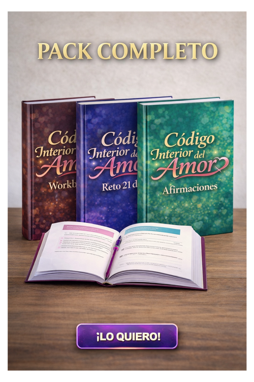 Un sistema completo de reprogramación afectiva para dejar de repetir el amor que te daña y empezar a construir una forma de amar más sana, clara y consciente.